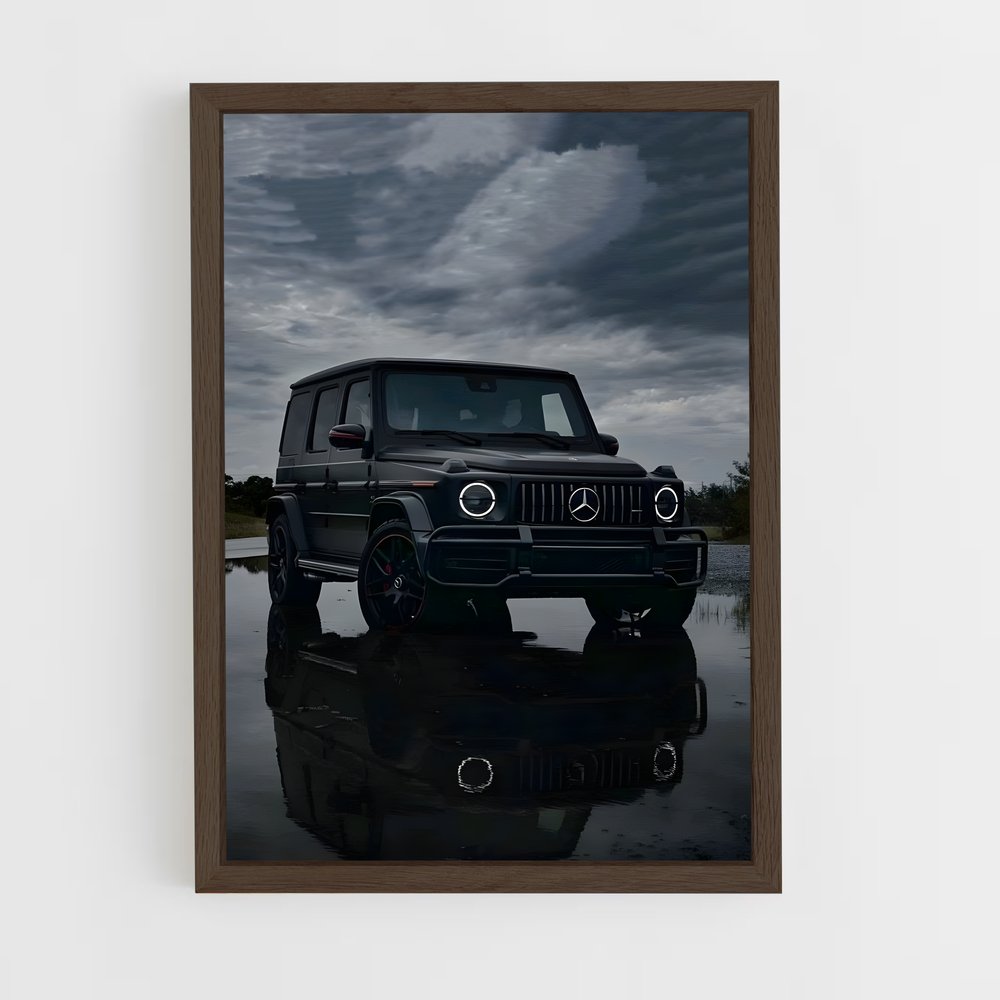 Poster Inondation Urbaine – affiche Mercedes (vue 5)